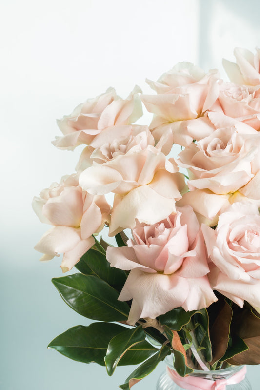 Blush Roses rose bouquet by Wild Pansi (2) Blush Roses rose bouquet by Wild Pansi (2)