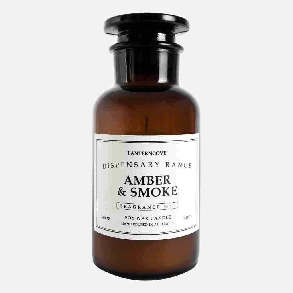 Lanterncove Amber and Smoke Candle candle gift set by Wild Pansi Lanterncove Amber and Smoke Candle candle gift set by Wild Pansi