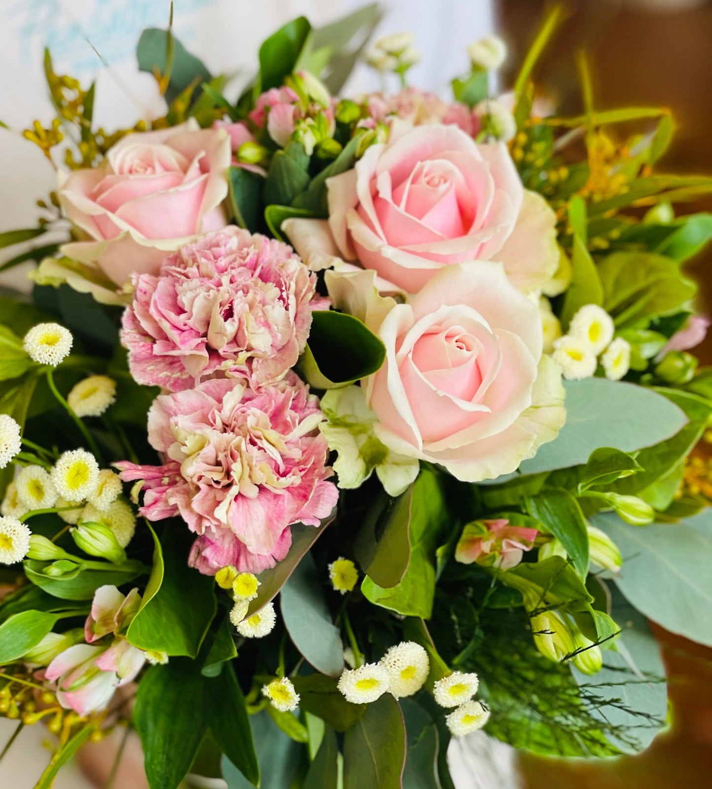 Pinks and whites bouquet - Wild Pansi