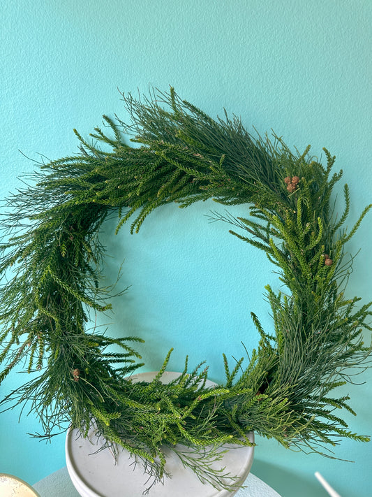 Fresh Pine Christmas Wreath