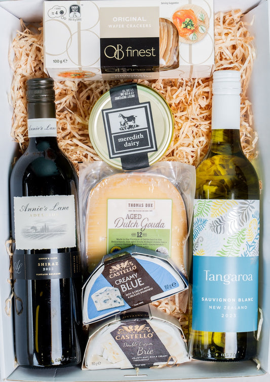 Gourmet Cheese and Wine Gift Hamper