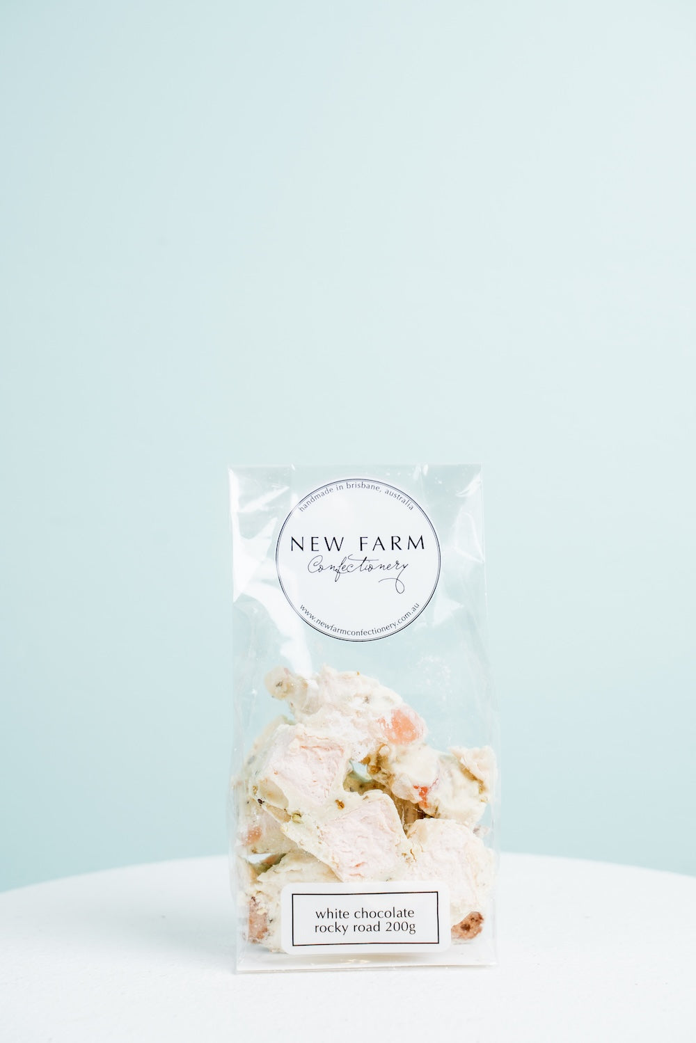 New Farm Confectionary White Chocolate Rocky Road