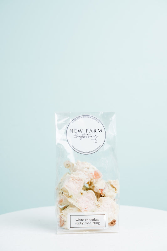 New Farm Confectionary White Chocolate Rocky Road