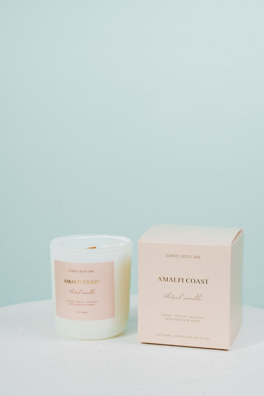 Amalfi Coast Floral Candle