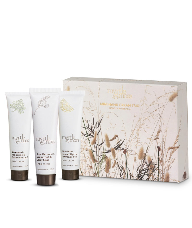 Myrtle & Moss Hand Cream Trio - Wild Pansi 