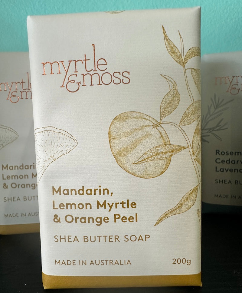 Myrtle & Moss soap - Wild Pansi 
