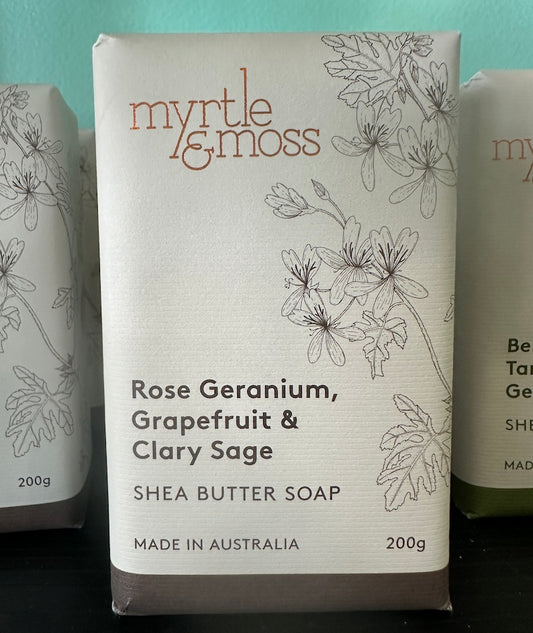 Myrtle & Moss soap - Wild Pansi 