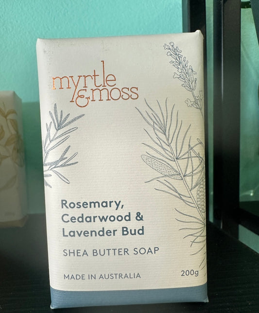 Myrtle & Moss soap - Wild Pansi 