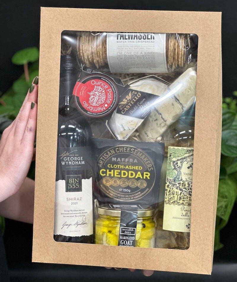 Gourmet Cheese and Wine Gift Hamper - Wild Pansi