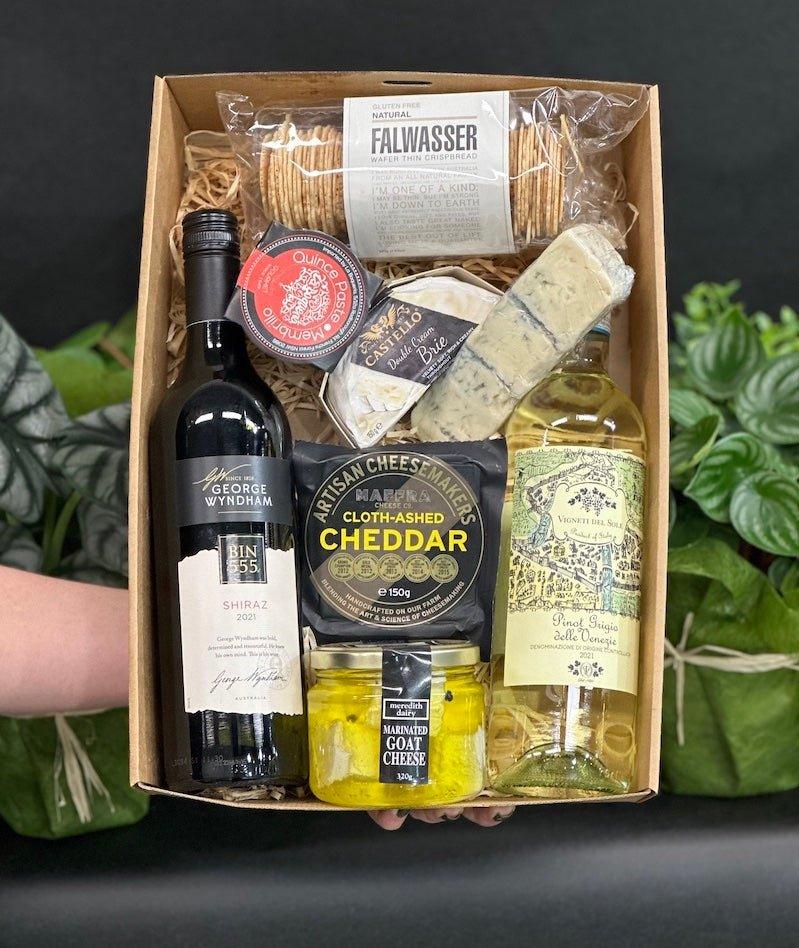 Gourmet Cheese and Wine Gift Hamper - Wild Pansi